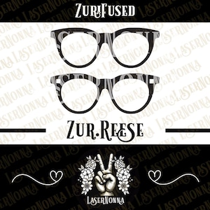 Zur.Reese Fused | Zuri | Para okularów kompatybilna | Plik SVG