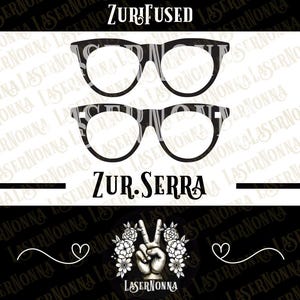 Zur.Serra Fused | Zuri | Para okularów kompatybilna | Plik SVG