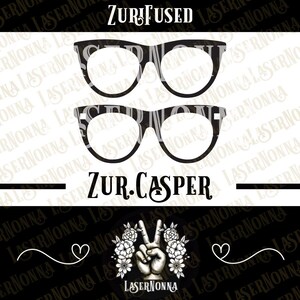 Zur.Casper Fused | Zuri | Para okularów kompatybilna | Plik SVG