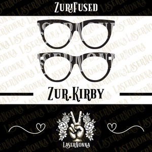 Zur.Kirby Fused | Zuri | Para okularów kompatybilna | Plik SVG
