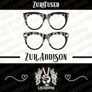 Zur.Addison Fused | Zuri | Para okularów Kompatybilna | Plik SVG