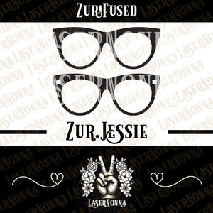 Zur.Jessie Fused | Zuri | Para okularów kompatybilna | Plik SVG