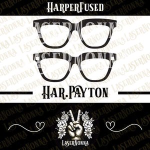 Har.Payton Fused | Harper | Para okularów kompatybilnych | Plik SVG