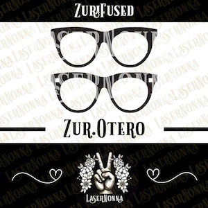 Zur.Otero Fused | Zuri | Para okularów kompatybilna | Plik SVG