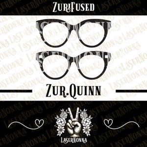 Zur.Quinn Fused | Zuri | Para okularów Kompatybilna | Plik SVG