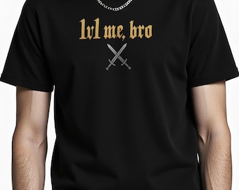 Maglietta 1v1 Me Bro, maglietta divertente per gamer PvP, duello giocatore contro giocatore, regalo WoW MMORPG, maglietta fantasy RPG per videogiochi, regalo per lui o per lei