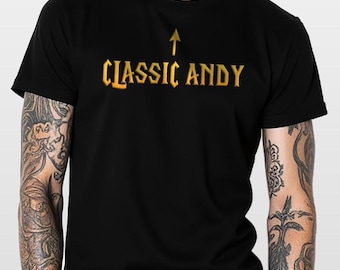 Maglietta classica di Andy, maglietta classica di WoW Vanilla, maglietta con meme di WoW, maglietta da gamer, abbigliamento umoristico per MMORPG, regalo per nerd fantasy
