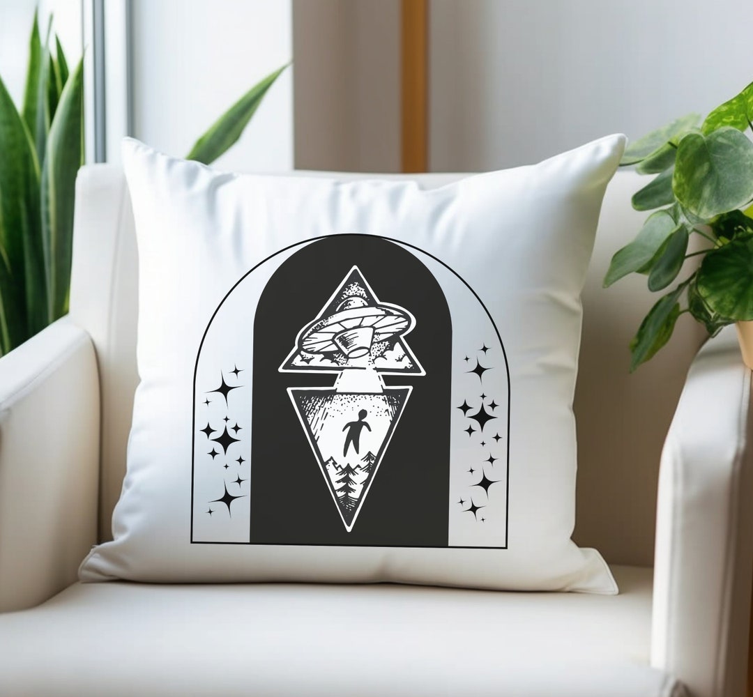 Trendy Cute Space Alien Abduction Taken Throw Pillow - Etsy