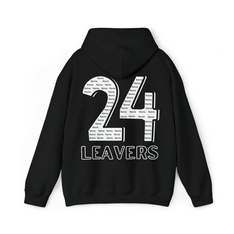 School Leavers Hoodie 2024 With Names Primary School Year 6 Etsy UK