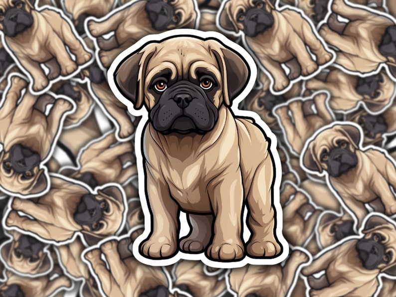 Kawaii Dog Stickers, Dog Decal, Cute Dog Decal Etsy