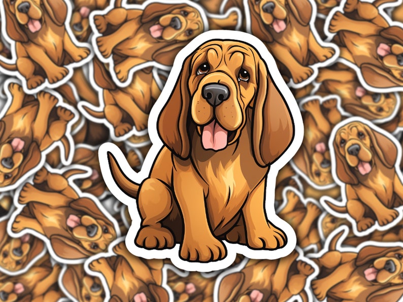 Kawaii Dog Stickers, Dog Decal, Cute Dog Decal Etsy