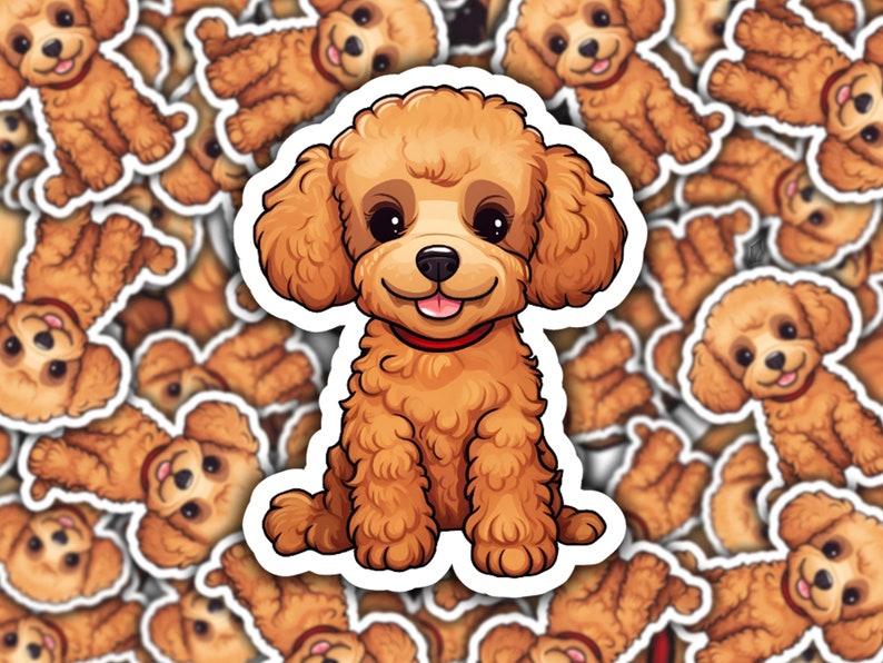 Kawaii Dog Stickers, Dog Decal, Cute Dog Decal Etsy