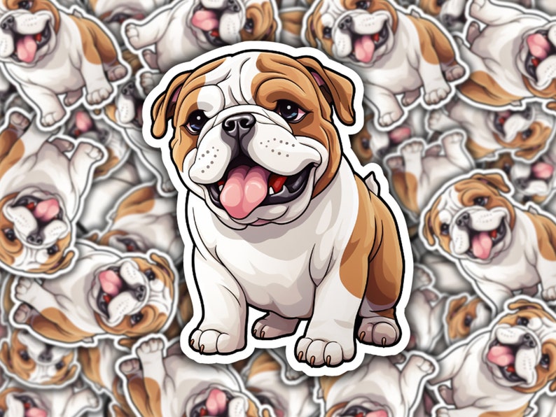 Kawaii Dog Stickers, Dog Decal, Cute Dog Decal Etsy