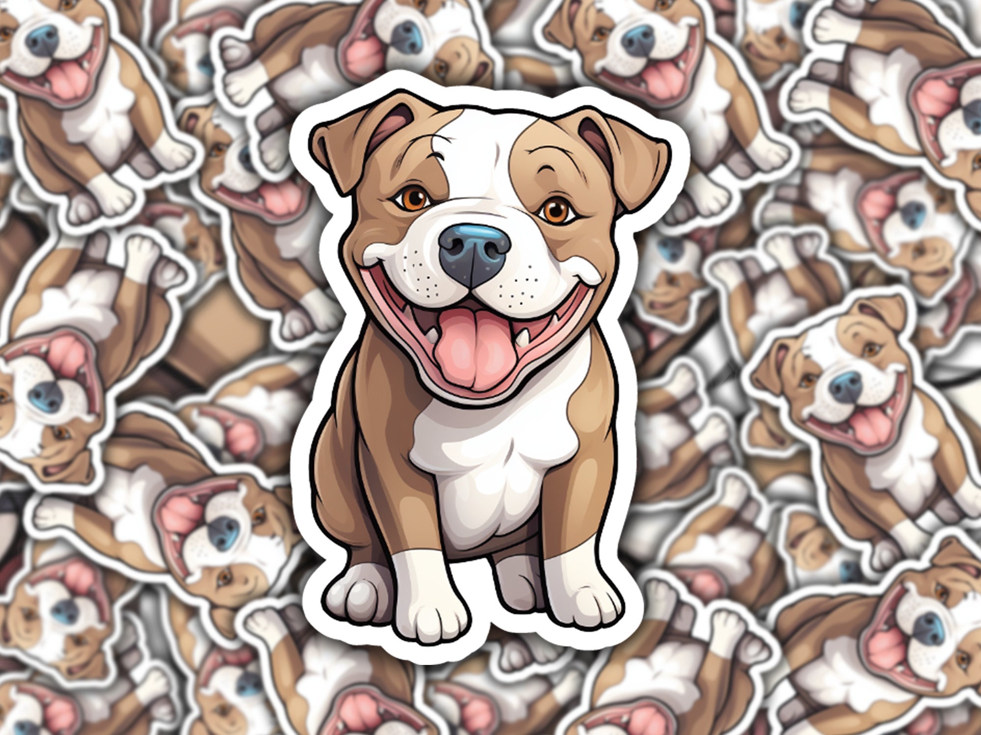 Kawaii Dog Stickers, Dog Decal, Cute Dog Decal Etsy