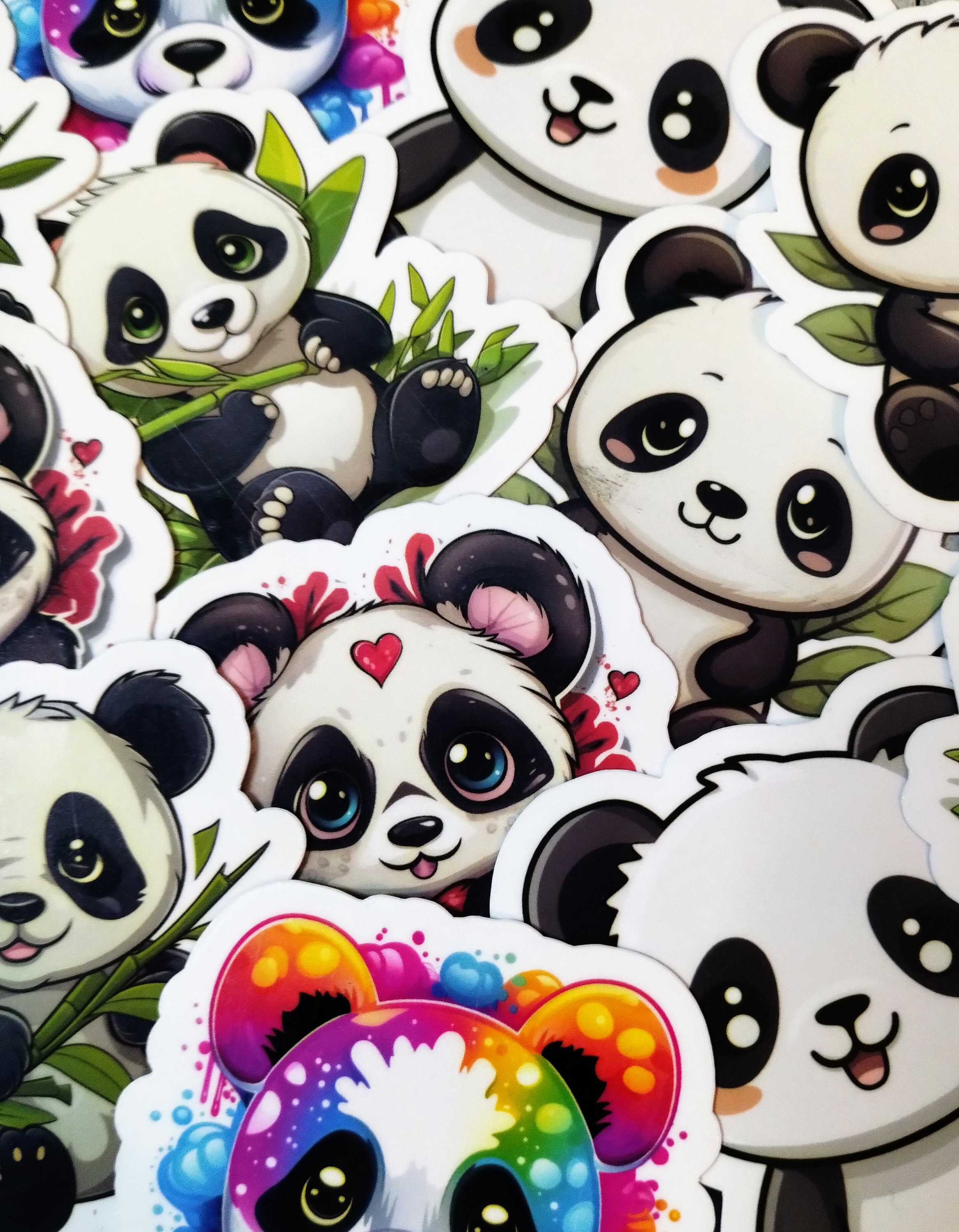 Kawaii Panda Sticker Panda Decal Panda Laptop Sticker - Etsy