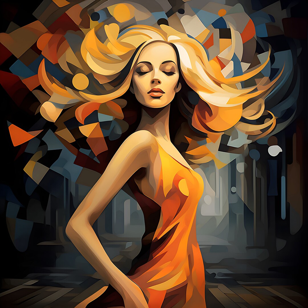 Abstract Art - Beautiful Woman With Attitude - VERTICAL Poster Series ...