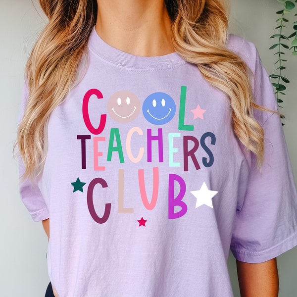 Summer Cool Teachers Club, Teacher Shirt, Teachers Club, HOC Summer, Funny Teacher Shirt, Teacher Graphic Tee, teacher gift, trendy teacher