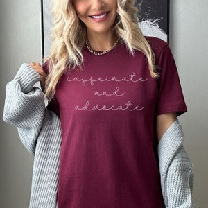 Cool Caffeinate and Advocate Shirt, Special Education Shirt, SPED Teacher Shirt, School Counselor Shirt, Social Worker Shirt, special needs