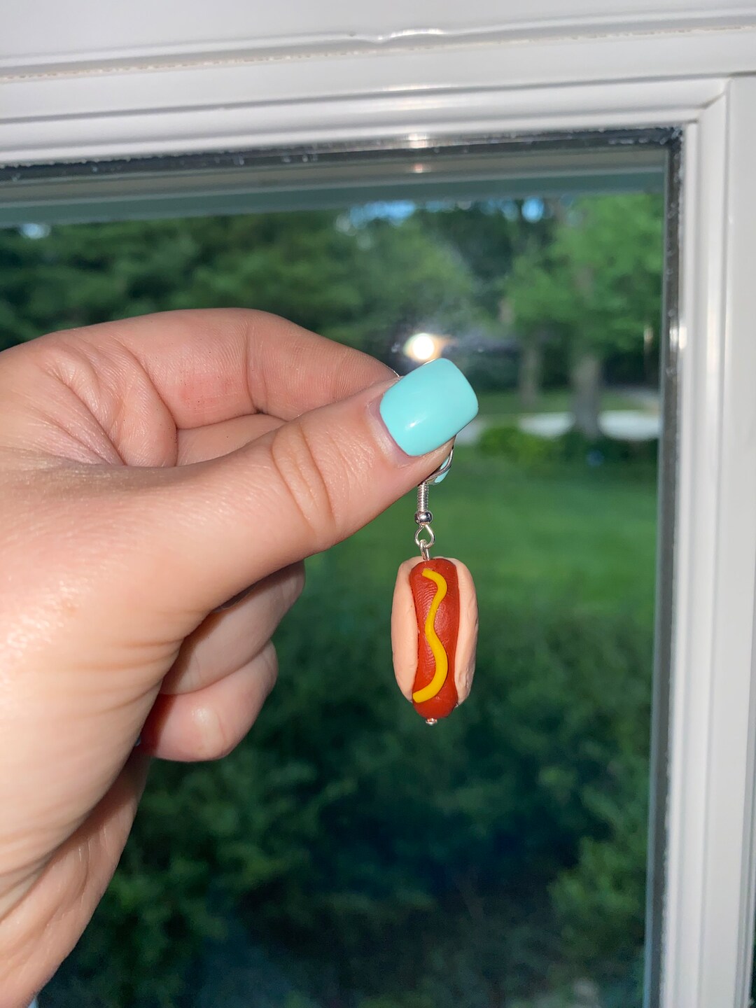 Hot Dog Earrings Etsy