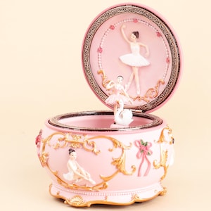 Personalized Ballerina Music Box: Engraved Keepsake Gift