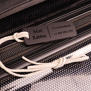 Étiquette à bagage étiquette de sac d'école mariage demoiselle d'honneur vacances étiquette de sac cadeau de voyage gravée sac à langer personnalisé étiquette bébé