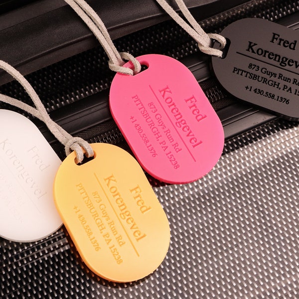 Luggage Tag School Bag Tag Wedding Bridesmaid Holiday Engraved Travel Gift Bag Tag Personalized Diaper Bag Baby Tag