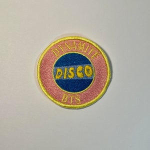 BTS Dynamite Embroidered Iron-on Patch