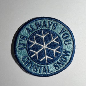 BTS Crystal Snow Embroidered Iron-on Patch