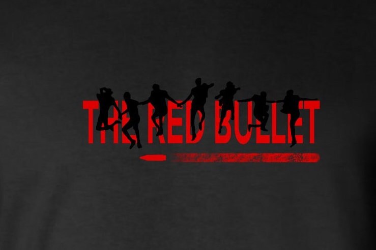 BTS the Red Bullet Concert Embroidered T-shirt, BTS Kpop Tee