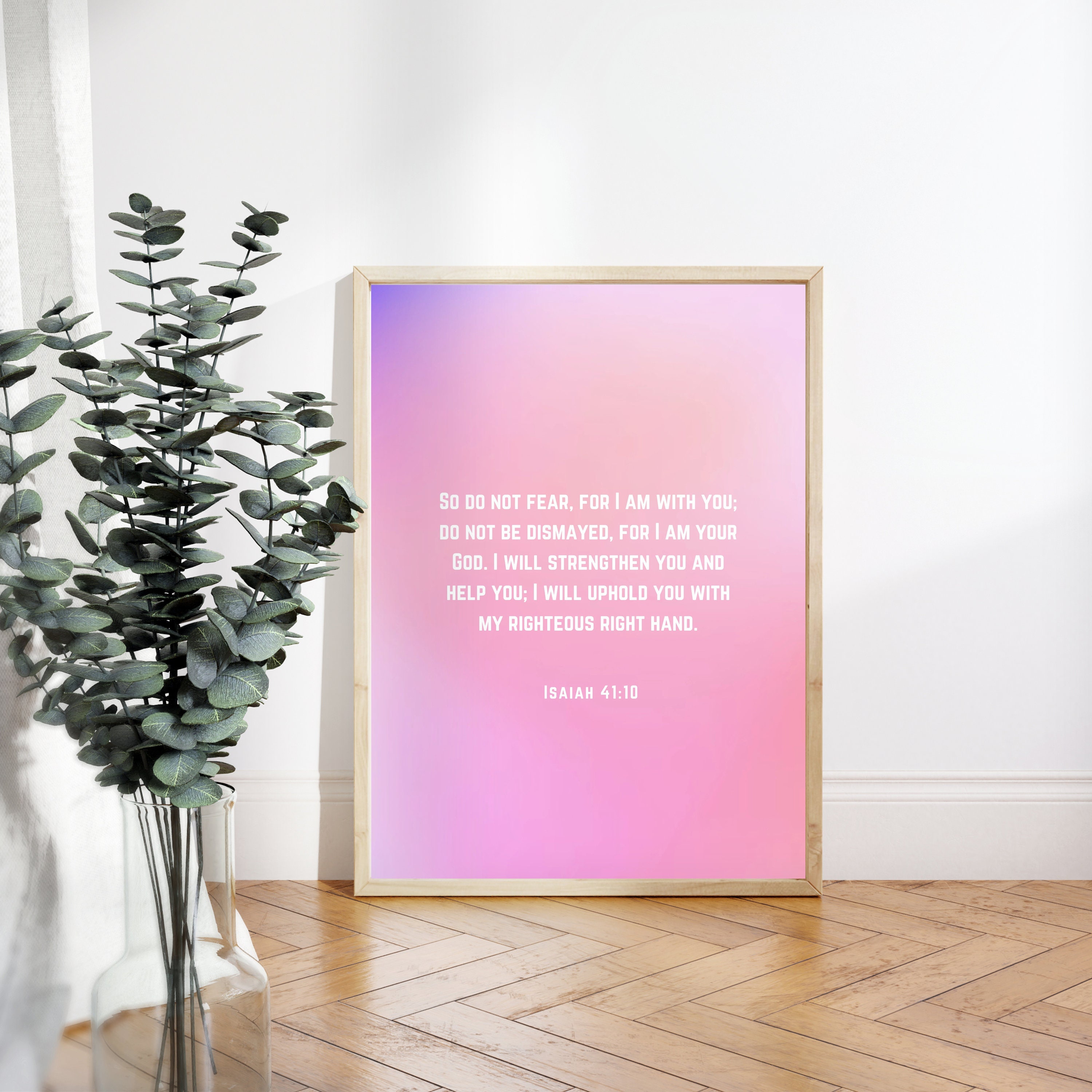 Gradient Background For Scripture Pink Trendy Gradient Christian Wall Art, Set of 3, Retro Christian Dorm ...