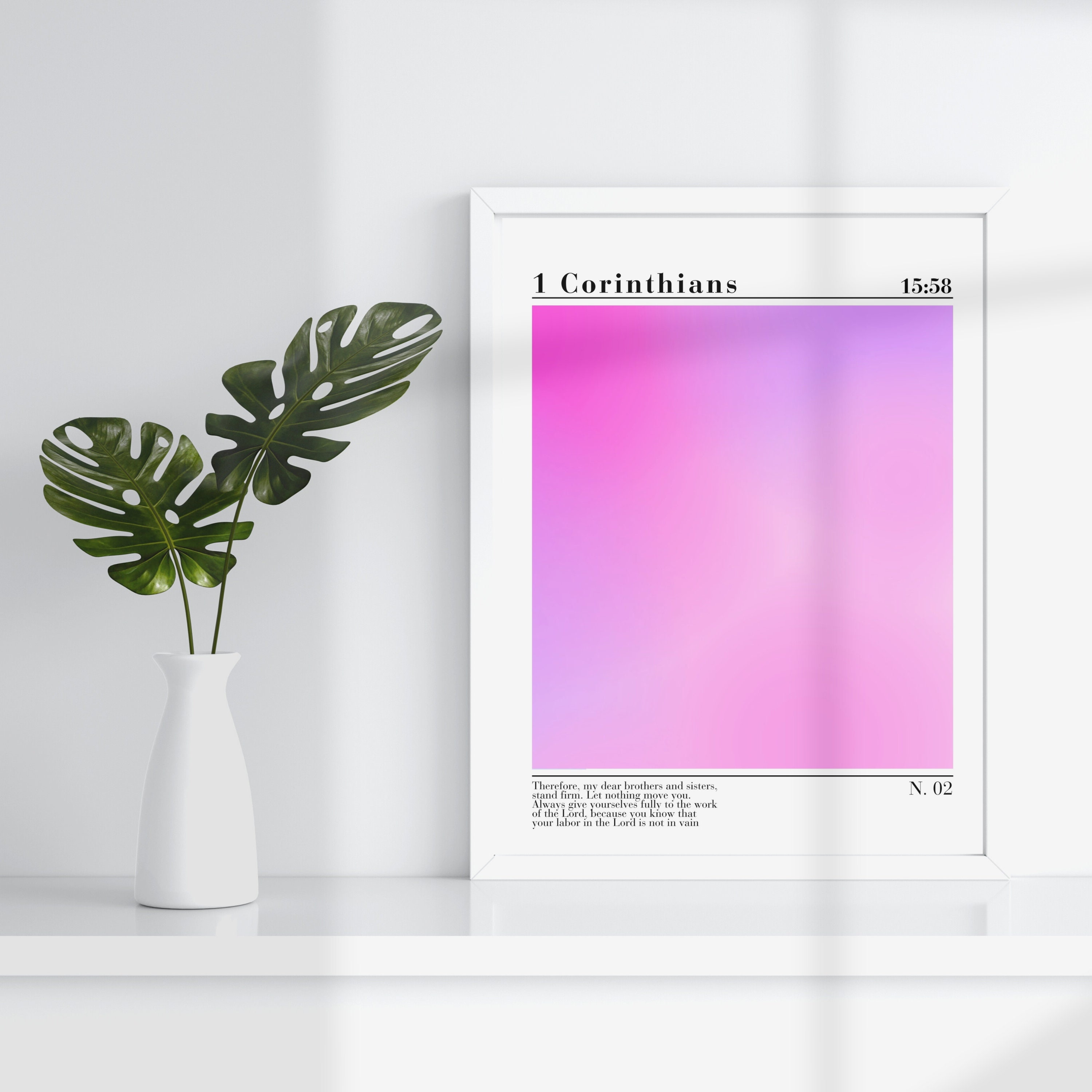 Gradient Background For Scripture Scripture Gradient Gallery Printables, Set of 3 Bible Minimal Prints ...