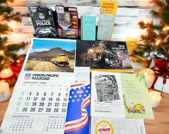 Union pacific railroad calendar - Etsy