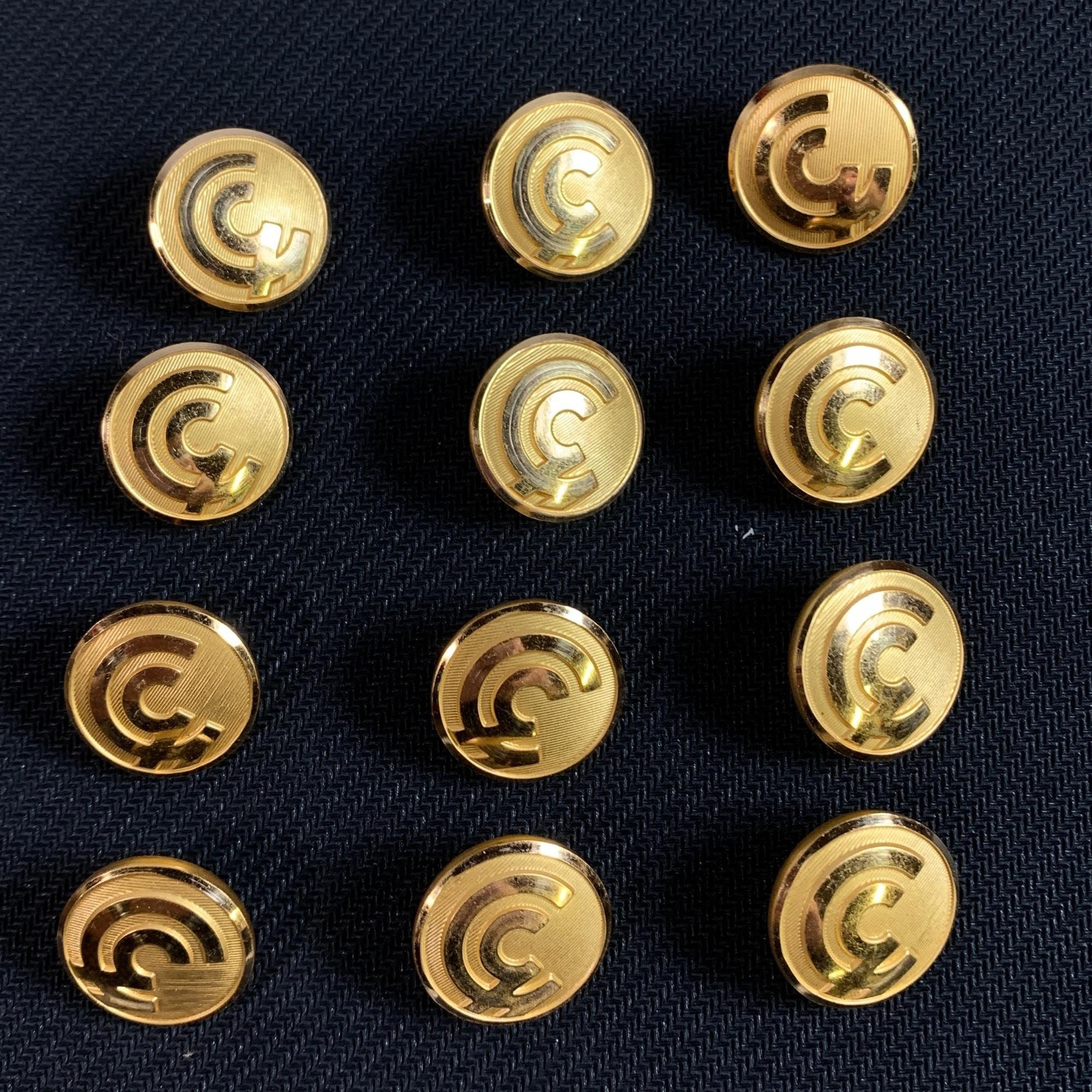 Conrail Railroad Passenger Train Conductor Jacket Buttons Conrail Conductor Coat Button Brass