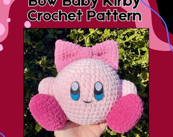 Bow Baby Kirby Crochet Pattern