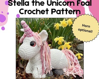 Stella the Unicorn Foal Crochet Pattern