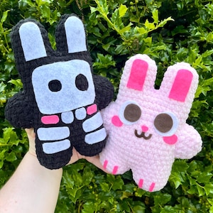 Freezer Bunny The Sims Handmade Crochet Plush