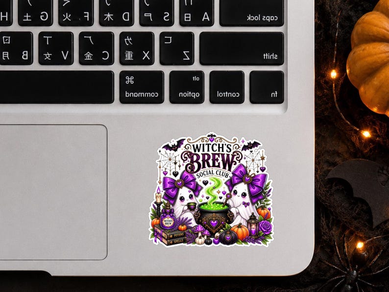 Witches Brew Sticker/halloween Lovers/holographic Vinyl Decal ...
