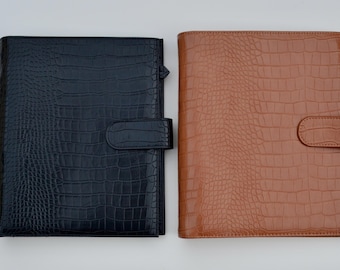 A5 Planner Binder | 6-Ring Planner Cover | Refillable Organizer | Planner Binder with Pockets