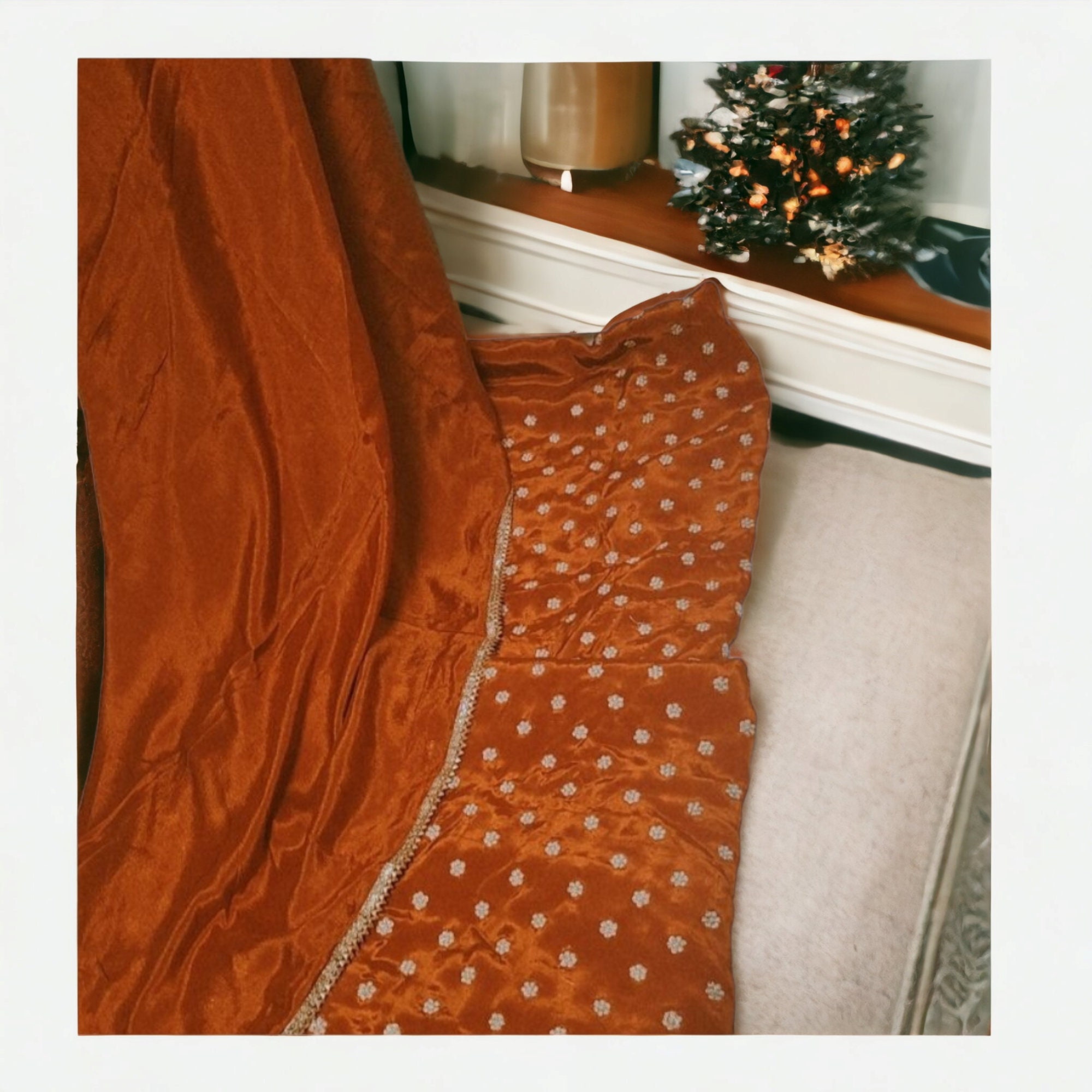 Rust Crepe Pant Suit main image 1