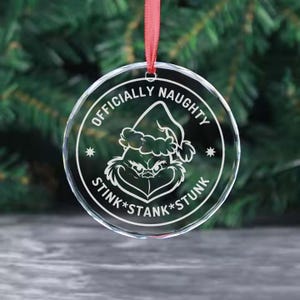 Grinchmas Ornament Personalized | Custom Christmas Family Ornament | Grinch Christmas Ornament | Grinch Family Ornament | Christmas Gift