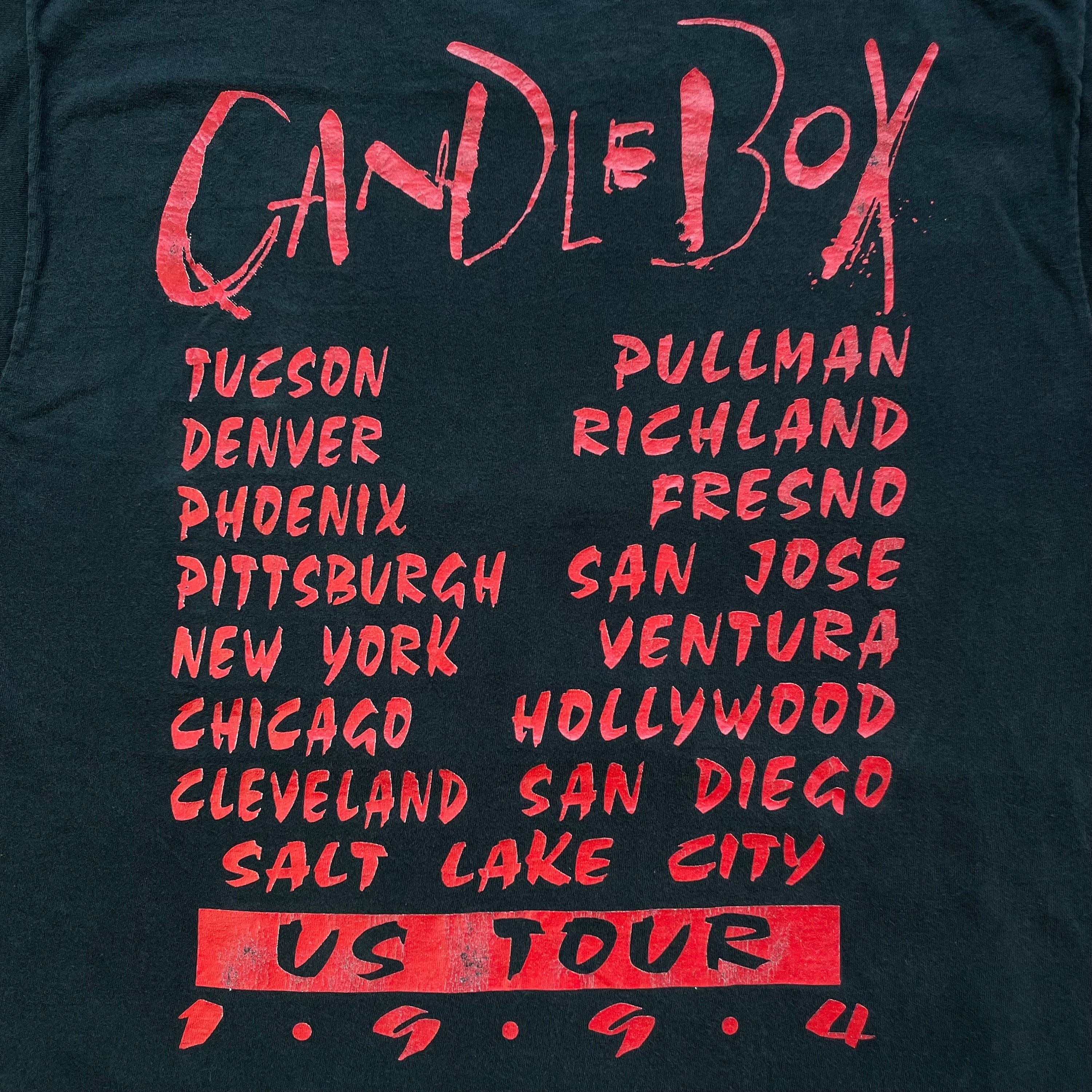 Vintage 1994 Candlebox Tour Grunge Hardcore Rock and Roll Heavy