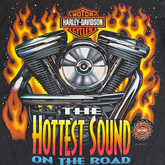 メンズ 90's Harley-Davidson エンジン フレイム 1996