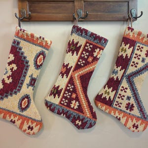 The Phoenix Collection | Vintage Southwest Navajo Wool Christmas Stockings