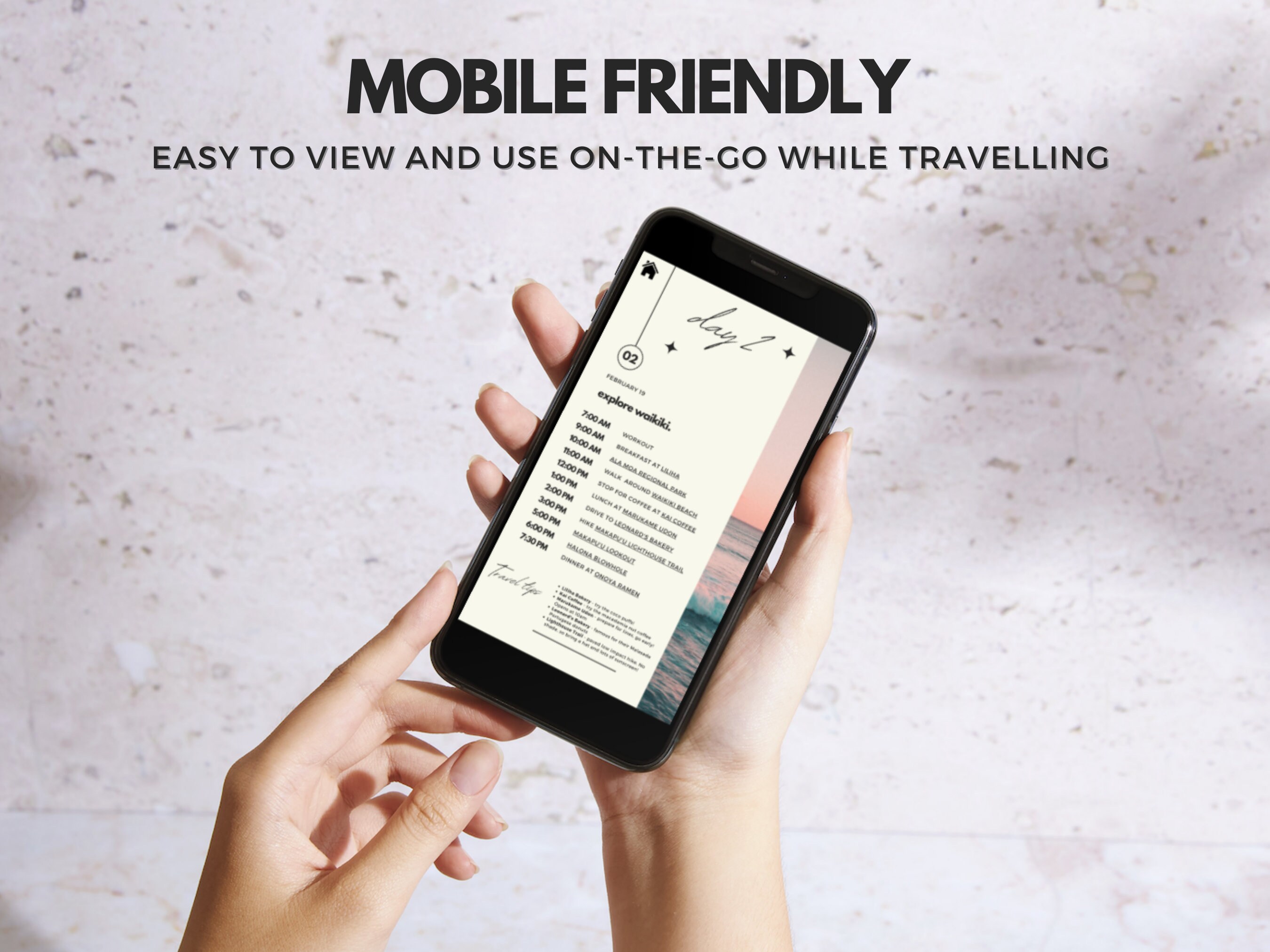 7 Day Trip Oahu Hawaii Travel Itinerary, Mobile, Vacation, Travel Guide ...