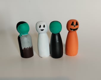 Halloween Peg Dolls