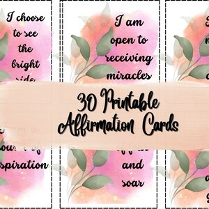 Flashcards diários de afirmação de mentalidade