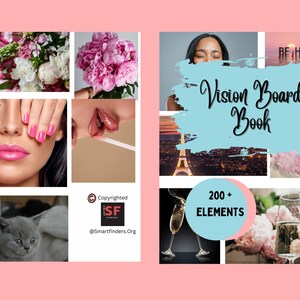 Printable Vision Board Book (Women & Teen Girls)