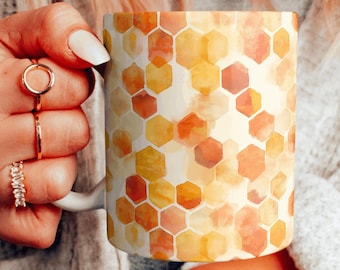 Autumn Pattern Mug, Beautiful Fall Themed Coffee Cup, Choose Your Design