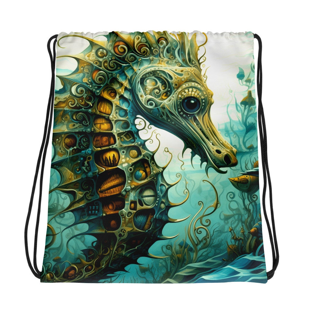 Seahorse Bag with Amazonite Handle main image 1