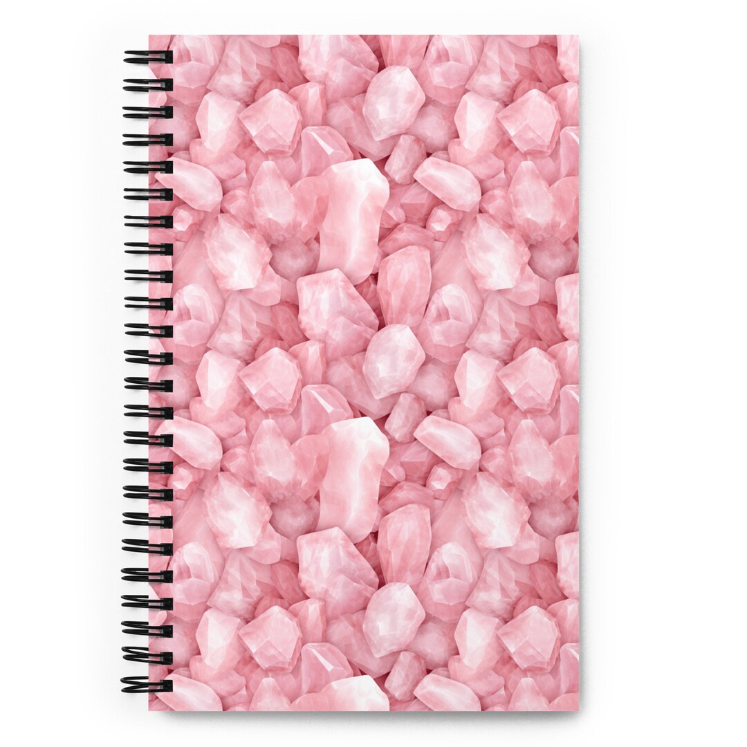 Notebook Embrace Rose Quartz Notebook Embrace Love and Creativity - Etsy